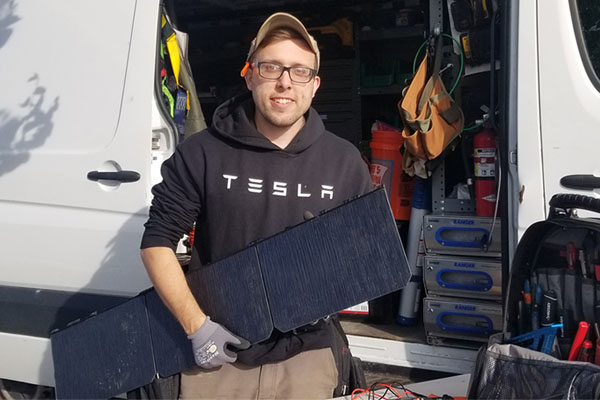 App State alumnus works for Tesla at the ‘forefront of the renewable industry’